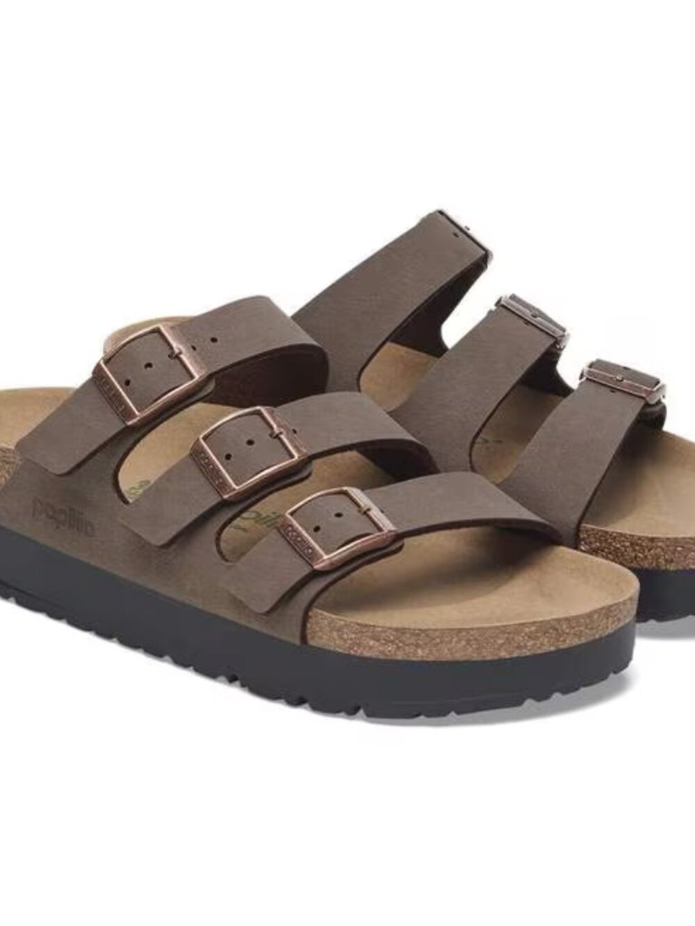 NEW Birkenstock FLORIDA Flex Pure Sage Green Sandals 41 Womens 10 to 10.5